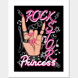 Rockstar Princess Posters and Art